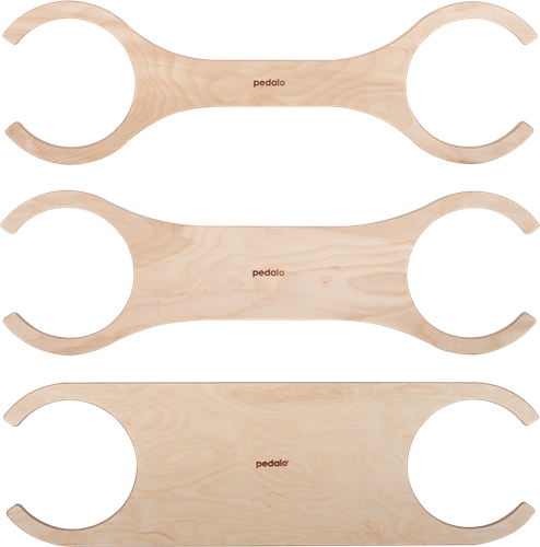 Pedalo set de juguetes de equilibrio de madera para niños - piedras apilables