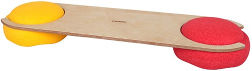 Pedalo juguete de equilibrio bloque apilable de madera extra ancho multicolor-2