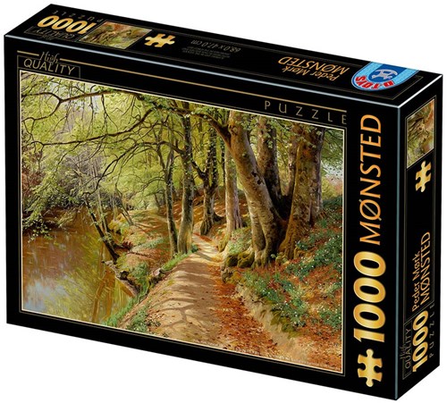 D-Toys puzzle arte Peder Mørk Mønsted 1000 piezas bosque primaveral-2