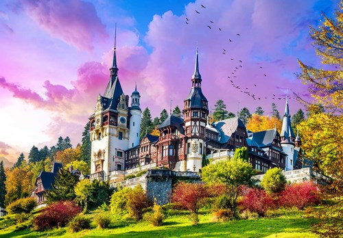Roovi puzzle Peles Castle rompecabezas Royal Family Summer Residence 1000 piezas