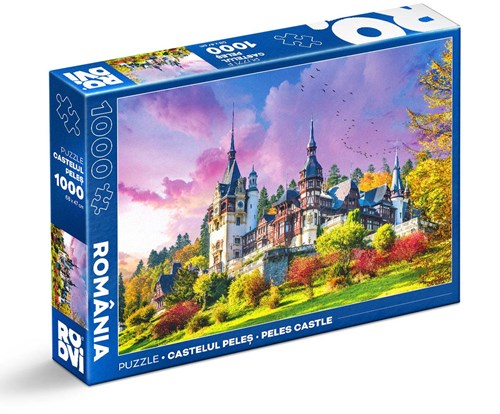 Roovi puzzle Peles Castle rompecabezas Royal Family Summer Residence 1000 piezas-2