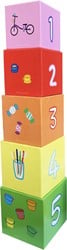 Cubos apilables de Peppa Pig de Barbo Toys con figuras de madera