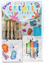 Blue Sky Studios Peppa Pig set de colorear de viaje - diversión creativa para niños