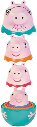Toomies familia apilable Peppa Pig - juguete educativo - Peppa-2