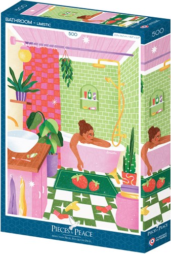 Pieces & Peace puzzle baño - rompecabezas de 500 piezas-2