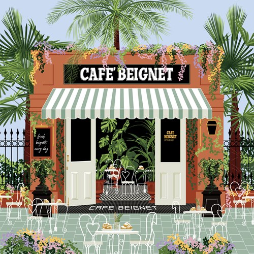 Pieces & Peace puzzle Café Beignet - rompecabezas de 1000 piezas