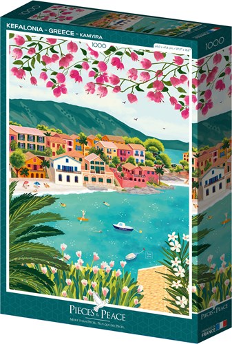 Pieces & Peace puzzle Kefalonia - Grecia rompecabezas 1000 piezas-2