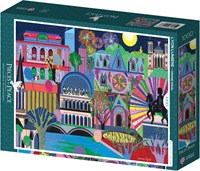 Pieces & Peace puzzle Lights of Lyon - 1000 piezas juego de rompecabezas-2