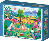 Pieces & Peace puzzle camping de verano - puzzle 1500 piezas-2
