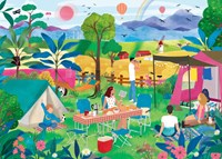 Pieces & Peace puzzle camping de verano - puzzle 1500 piezas