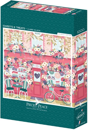 Pieces & Peace puzzle caramelos - 1000 piezas de diversión-2