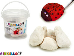 Pincello Pincello Stenen 1 kg Wit