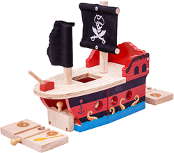 Bigjigs Rail Pirate Galleon