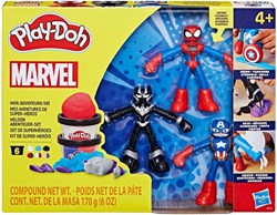 Hasbro set de plastilina Marvel Play-Doh con figuras de superhéroes