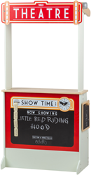 Tidlo tienda de juguetes de madera y teatro de marionetas - teatro de juego
