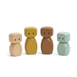 Micki set de figuras de madera - juguete educativo 4 piezas