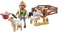 Playmobil Country set de juego joven pastor con ovejas granja-2