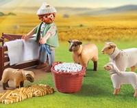 Playmobil Country set de juego joven pastor con ovejas granja-3