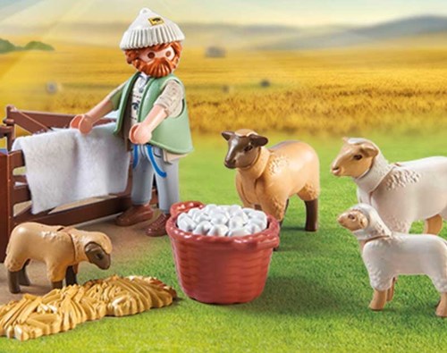 Playmobil Country set de juego joven pastor con ovejas granja-3