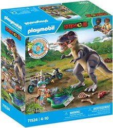 Playmobil Dinos Set de investigación de huellas de T-Rex - aventura dinosaurio