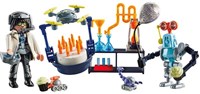 Playmobil set de regalo investigadores con robots - fiesta de juguetes científicos-2