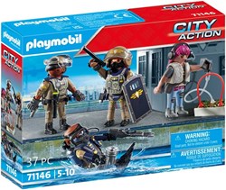 Playmobil City Action set de figuras policía - Tactical Unit