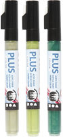 Creativ Company Plus Color set de rotuladores verde 3 piezas base agua