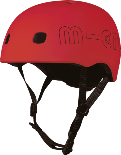 Micro casco bici Deluxe rojo - Casco infantil con luz LED y protección óptima-3