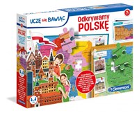 Clementoni puzzle mapa de Polonia - juguete educativo 104 piezas-2