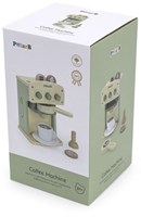 PolarB cafetera de madera set de juego barista pastel niños-2