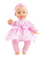 Paola Reina muñeca Andy Primavera Lidia - muñeca con vestido rosa 27 cm