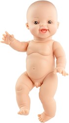 Paola Reina muñeca bebé Gordi niño sonriente 34cm muñeca vinilo