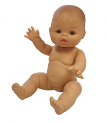 Paola Reina muñeca bebé Gordi niña con pecas 34cm muñeca de vinilo