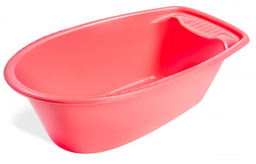 Heless bañera muñecas juguete baño rosa 40,5cm plástico