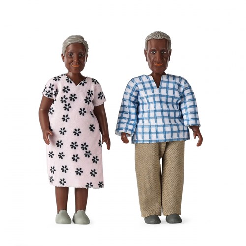 Lundby figuras casa de muñecas abuelos Billie - set de juguetes casa de muñecas-2