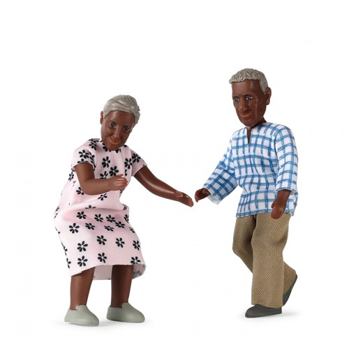 Lundby figuras casa de muñecas abuelos Billie - set de juguetes casa de muñecas