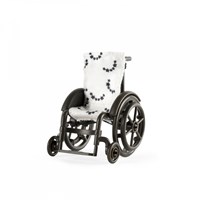 Lundby figura de casa de muñecas Lourdes con silla de ruedas - juguete casa de muñecas-2