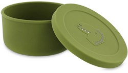 Trixie caja de snacks de silicona - Mr. Dino - fiambrera infantil - caja de frutas para el cole