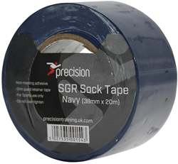 Precision SGR Sock Tape 38mm (Pack of 5) - Navy - 38mm x 20m