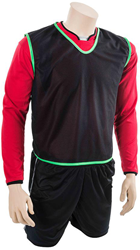 Plain Mesh Training Bib (Youth, Adult) - Black - Youths