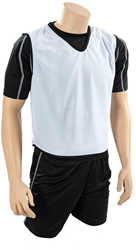 Plain Mesh Training Bib (Youth, Adult) - White - Adult