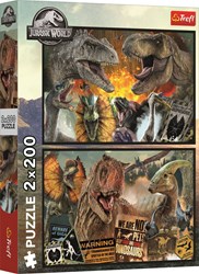 Trefl puzzle Jurassic World - Aventura prehistórica - 200 piezas