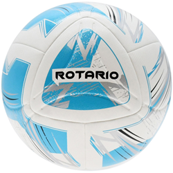 Precision balón de fútbol FIFA Quality Rotario - blanco/cian/negro/plata - talla 4