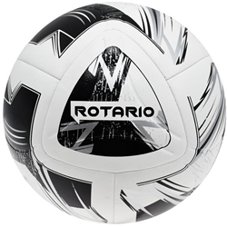 Precision balón de fútbol FIFA Quality Rotario blanco negro plata talla 5