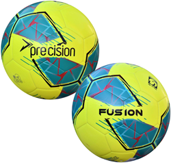 Precision balón de fútbol Fusion FIFA balón de entrenamiento flúor amarillo talla 3