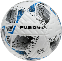 Precision balón de fútbol Fusion+ FIFA balón de entrenamiento blanco plata talla 3