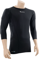 Precision camiseta deportiva interior padded baselayer negro adultos large