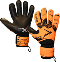 Precision guantes de portero Junior Fusion X Flat Cut talla 6 naranja negro