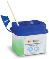Primo bandeja de pintura - transparente con protección anti-derrames y 2 compartimentos