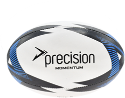 Precision balón de rugby entrenamiento Momentum blanco negro rojo talla 4 grip
